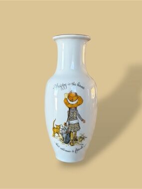 Vintage Holly Hobbie Ceramic Vase